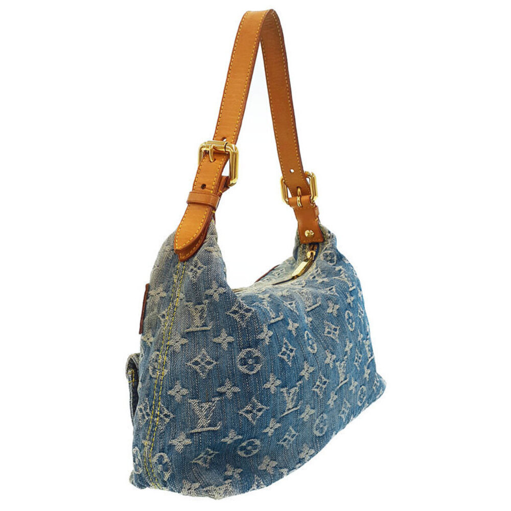 Louis Vuitton Denim Bag Shoulder Monogram Baggy